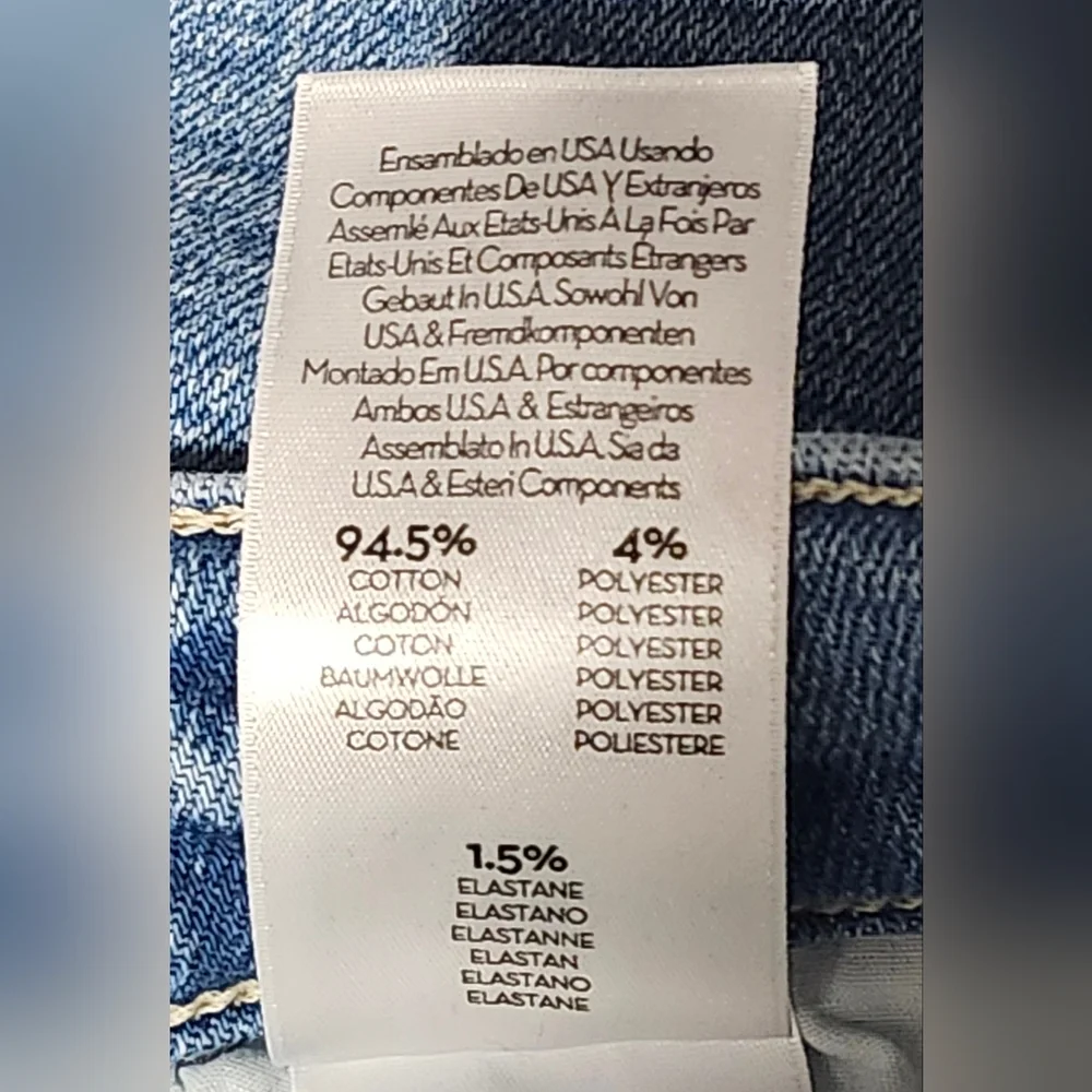 MOTHER The Midrise Dazzler Ankle Fray Denim Stetch Jeans 29 - Picture 6 of 7